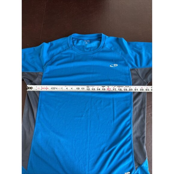 Bundle Of Mens Short Sleeve Performance T-Shirts Blue & Gray XL Polyester Spande - Picture 8 of 14
